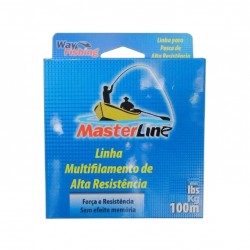 LINHA MULTIFILAMENTO 48 LBS 100 M MASTERLINE - WAY FISHING